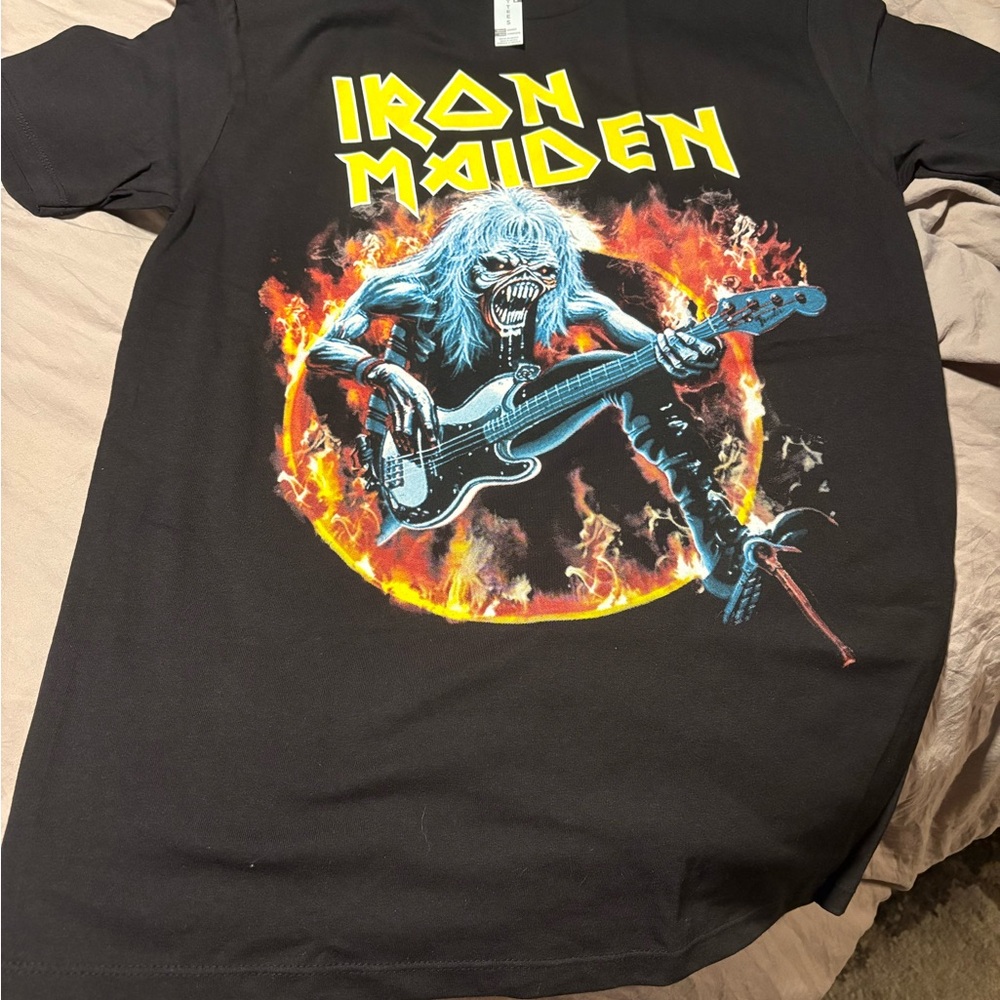 NWOT Iron Maiden Black Graphic Tee